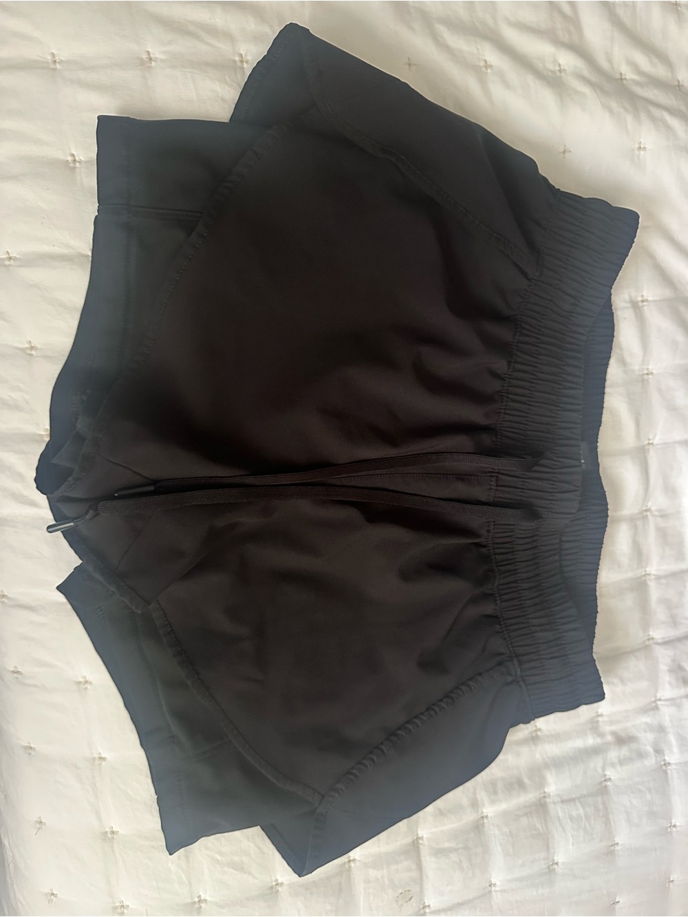90 Degree By Reflex Black Women's Athletic Shorts with Elastic Waistband